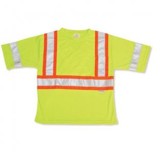 Lime Green 100% Polyester T-Shirt