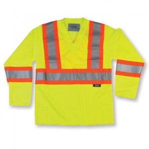 Lime Green High Visibility Mesh Safety T-Shirt