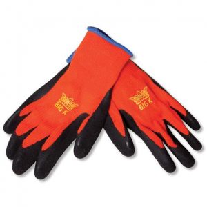 Orange Polyester Glove