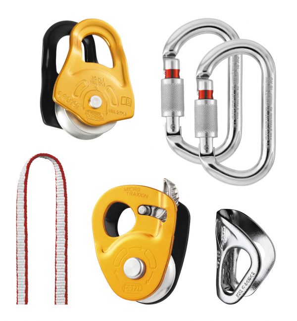 KIT SECOURS CREVASSE Kit for hauling and self-rescue from crevasses