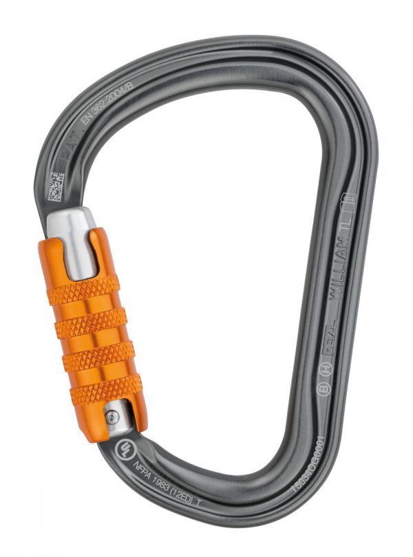 WILLIAM Asymmetrical large capacity aluminum carabiner