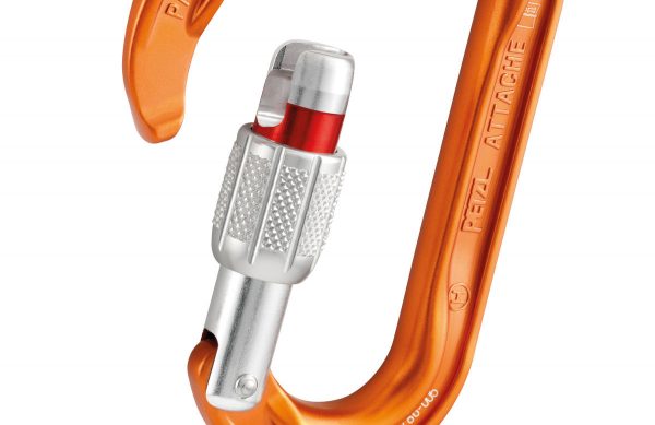ATTACHE Lightweight, compact, pear-shaped screw-lock carabiner - Image 3