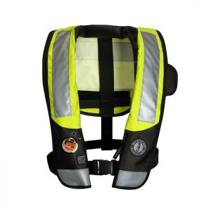 High Visibility Inflatable PFD with Hydrostatic Inflator Technology
