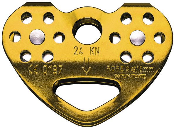 TANDEM CABLE Double pulley for travel along ropes and cables