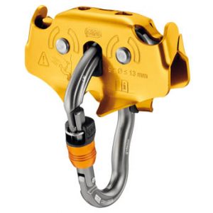 TRAC PLUS Drop-proof pulley for long Tyrolean traverses